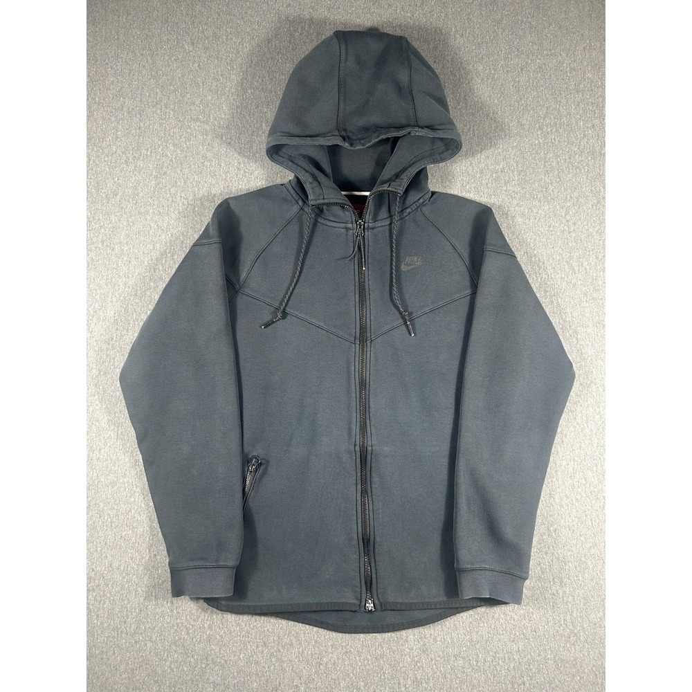 Nike Tech Fleece Full-Zip Hoodie Black Size M READ